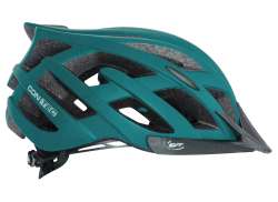 Contec Chili Cycling Helmet Mat Petrol Blauw/Zwart
