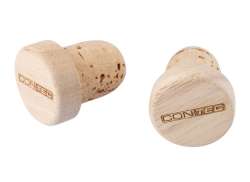 Contec Classic.Attacco Nastro Manubrio Cappucci - Legno/Sughero