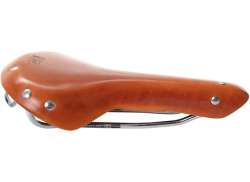 Contec Classic Exclusiv Race Bicycle Saddle Leather - Honey