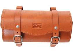 Contec Classic Exclusiv Saddle Bag Leather 200x70x95mm-Honey