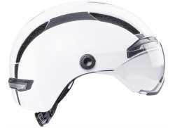 Contec Como Fahrradhelm Polar Weiß/Schwarz Samtstoff - S/M 5