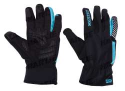 Contec Dense Waterproof Handsker Black/Neo Blue