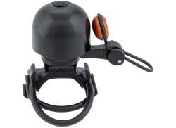 Contec Diamond Bing Cykelringklocka Ø26mm Universell - Svart/Orange