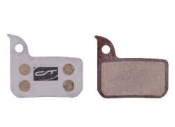 Contec DiscStop CBP-370A+ Brake Pads Organic - Silver