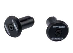 Contec Duo Plug Bar End Cap Plastic - Black