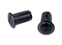 Contec Duo.Plug Pro Handlebar Tape Caps - Black