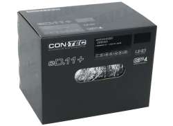 Contec eNhanced Drive eD.11+ 자전거 체인 E-자전거 - 실버 (30m)