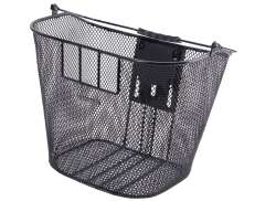 Contec Espresso Bicycle Basket Finely Woven KlickFix - Black