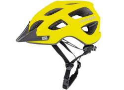 Contec Falda MTB Casco Ciclista Matt Safety Amarillo/Negro - M 55-59 cm