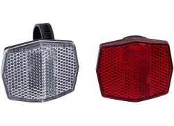 Contec Flexion Reflektor Set Universell - Weiß/Rot