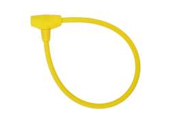 Contec 钢缆锁 NeoLoc Ø12mm x 60cm - 黄色