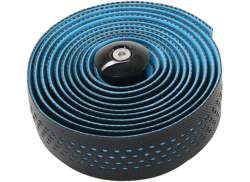 Contec Goo D2 Nastro Manubrio + 2 Tappi Appendici Manubrio - Nero/Blue