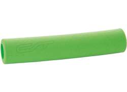 Contec Grips Zen 135mm Silicone + Bar End Caps - Green
