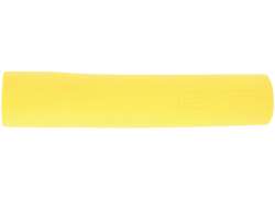 Contec Grips Zen 135mm Silicone + Bar End Caps - Yellow