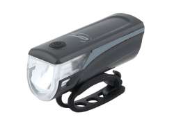 Contec Headlight Speed-LED USB With Holder - Coolgrey