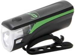 Contec Headlight Speed-LED USB With Holder - Neogreen