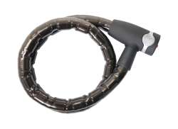 Contec 铠装 钢缆锁 EcoLoc &Oslash;25mm x 110cm - 黑色/灰色