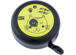 Contec Kid-a-Ring Childrens Bell &#216;55mm Safety Cat - Bl/Ye