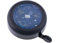 Contec Kid-a-Ring Kinderklingel &#216;55mm Galaxy - Schwarz/Blau