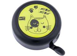 Contec Kid-a-Ring Kinderklingel Ø55mm Safety Cat - Sw/Gelb