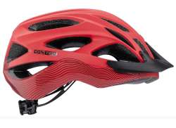 Contec Laska Fietshelm Intens Rood/Zwart Velvet -M/L 58-61cm