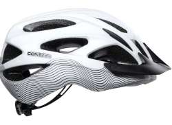 Contec Laska Pyöräilykypärä Polar Valkoinen/Musta Sametti - S/M 54-58 cm