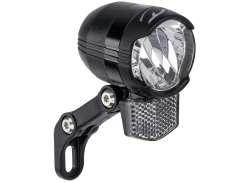 Contec Luna 80 N++ Phare Avant LED Dynamo Moyeu - Noir