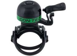 Contec Mini Bing Polkupyörän Kello Ø23mm Yleinen - Musta/Vihreä