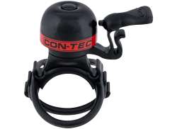 Contec Mini Bing Zvonek Na Kolo Ø23mm Univerzální - Černá/Červená