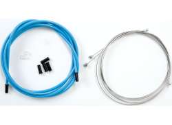 Contec Neo Stop + Brake Cable Set Ø1.5mm Front/Rear - Blue
