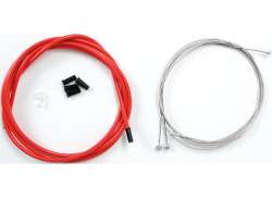 Contec Neo Stop + Brake Cable Set Ø1.5mm Front/Rear - Red