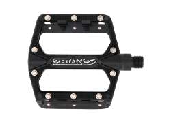 Contec Pedal 2Black Med Utskiftbar Pinner Alu Kropp - Svart