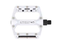 Contec Pedal 2White with Replaceable Pins Alu Body - White