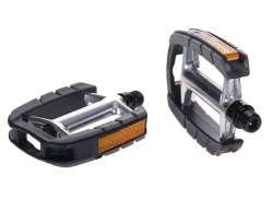 Contec Pedal CPI-036 9/16" Aluminio Reflector Plata/Negro