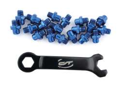 Contec Pedal Pins R-Pins Select with Wrench - Blue (20)