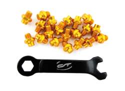 Contec Pedal Pins R-Pins Select with Wrench - Gold (20)
