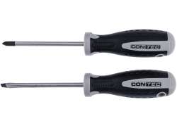 Contec PH2 スクリュードライバー セット 6.5x100mm - ブラック