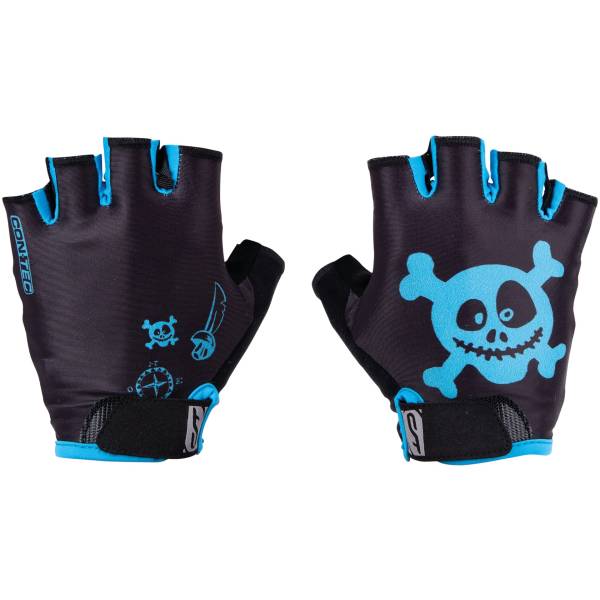 Gewend aanval Manieren Contec Pirate Kinder Handschoenen Zwart/Neo Blauw kopen bij HBS
