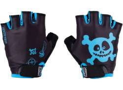 Contec Pirate Kinder Handschoenen Zwart/Neo Blauw