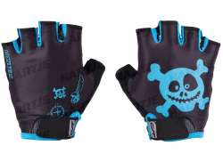 Contec Pirate Kinder Handschuhe Schwarz/Neo Blau
