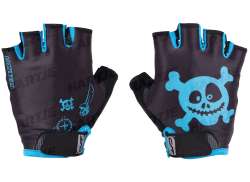Contec Pirate Kinder- Handschuhe Schwarz/Neo Blau - S