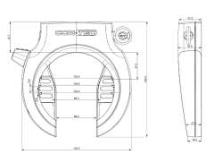 Contec PowerLoc M Antifurd Cadru Detașabil Cheie Pornit Hartă - Gr