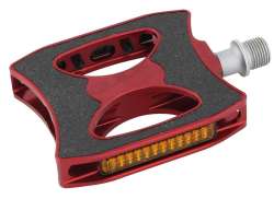Contec Quick.Ace Select Pedals 9/16\" Reflective - Red/Black