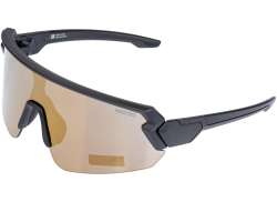 Contec Rush Revo Sykkelbriller Gull - Matt Svart
