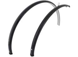 Contec Salpicadura Proteger Juego De Guardabarros 27/28" 35mm - Negro