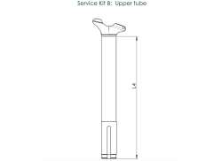 Contec Service kit A Pentru. Licorice-A-Gogo &Oslash;34.9mm 100mm - Negru