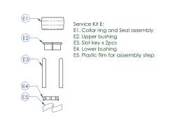 Contec Service Kit E F&ouml;r.Drop-A-Gogo - Svart