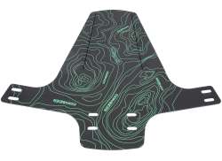 Contec Shield Guardabarros 256 x 310mm - Negro/Verde