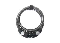 Contec 数字 钢缆锁 EcoLoc &Oslash;15x850mm - 黑色