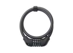 Contec 数字 钢缆锁 PowerLoc &Oslash;12x850mm - 黑色